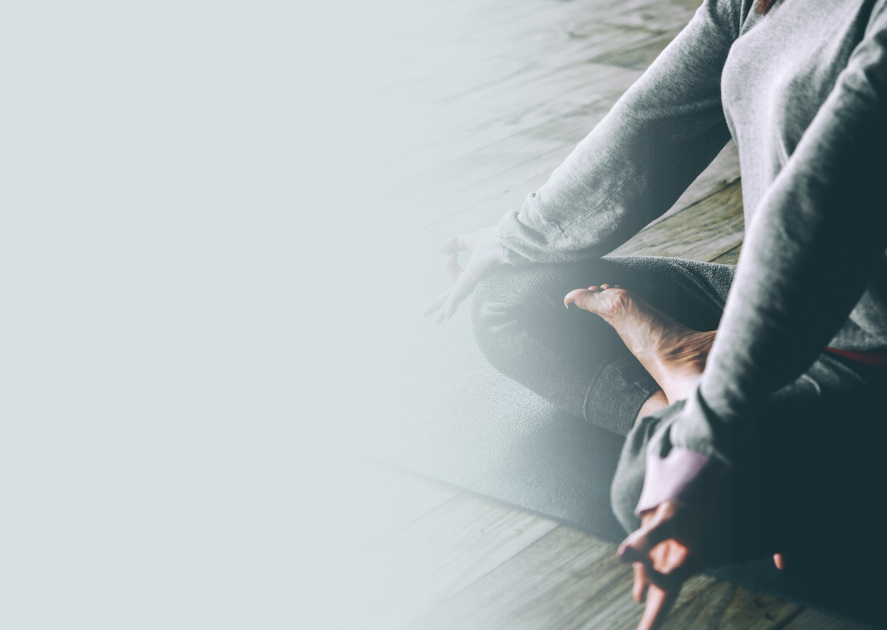 woman in meditation pose