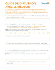 Imagette du PDF Trintellix - Guide de discussion avec le médecin